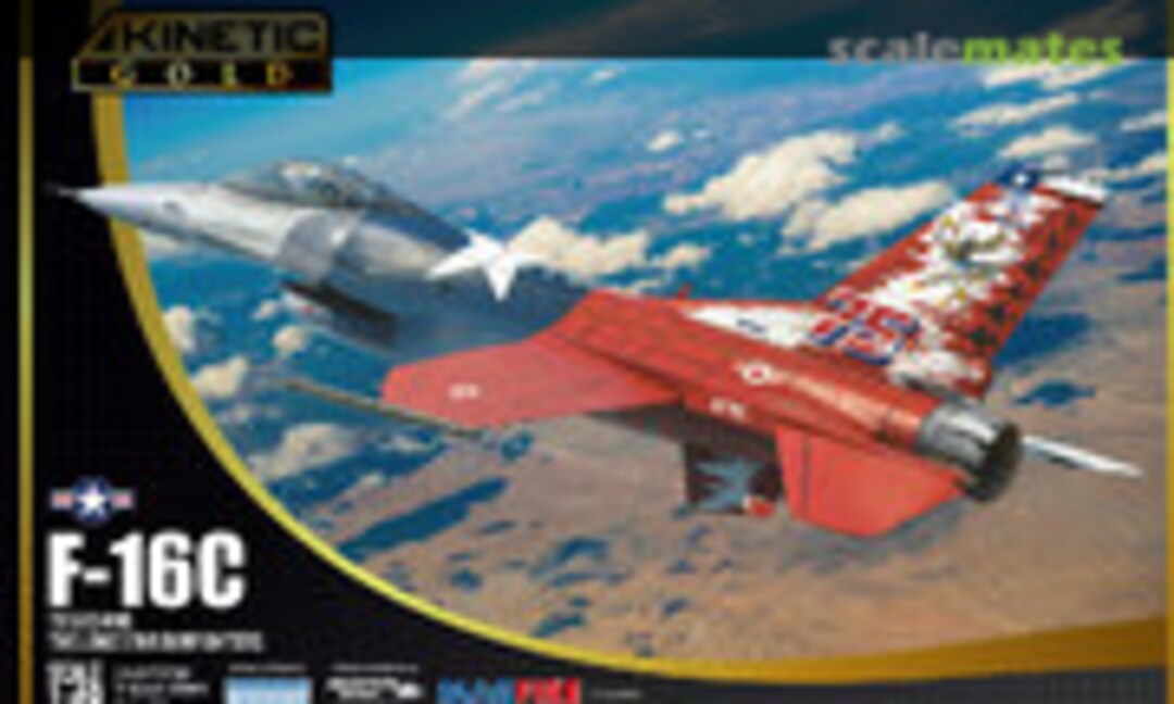 1:48 F-16C Texas ANG The Lone Star Gunfighters (Kinetic K48146)