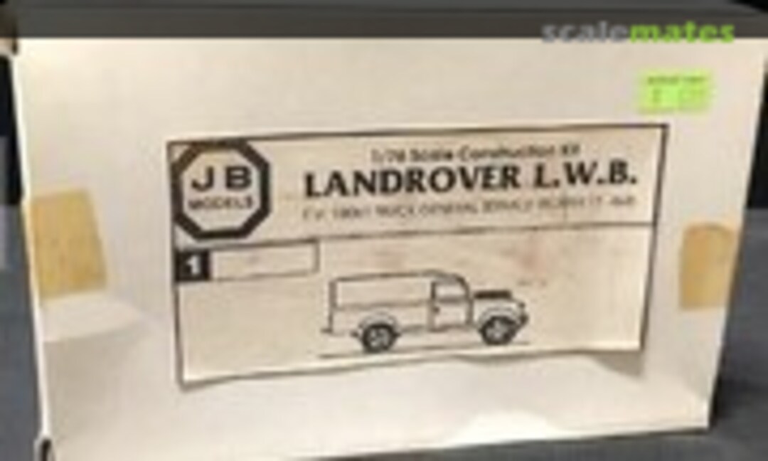 1:76 Landrover L.W.B (Hard Top) (JB Models 1)