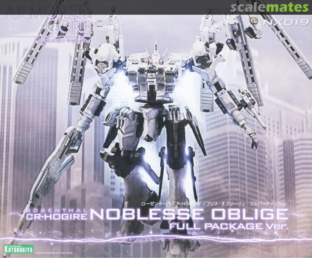 Boxart Rosenthal CR-Hogire Noblesse Oblige Full Package Ver. VI086 Kotobukiya