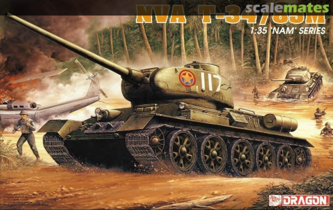 Boxart NVA T-34/85M 3318 Dragon