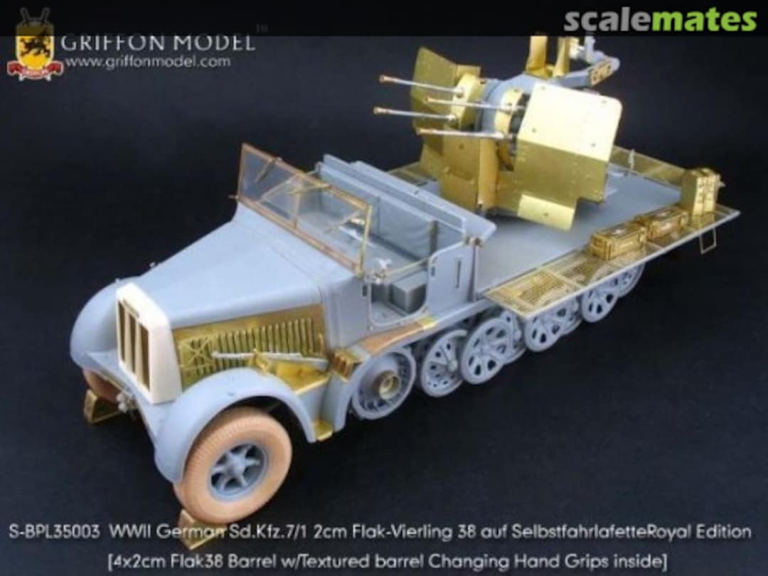 Boxart Sd.Kfz.7/1 2cm Flak-Vierling38 Royal Edition ~Dragon~ SBPL35003 Griffon Model