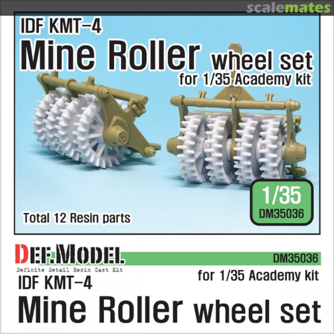 Boxart IDF KMT-4 Mine Roller Wheel Set DM35036 Def.Model