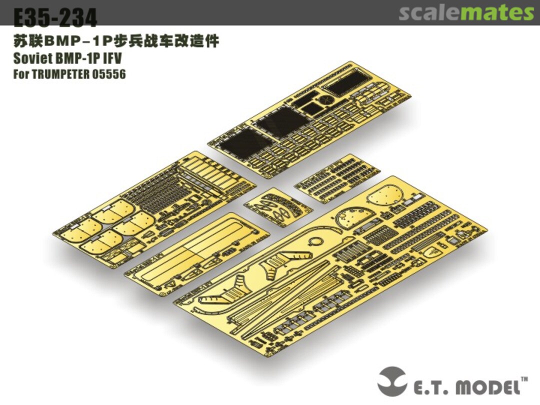 Boxart Soviet BMP-1P IFV E35-234 E.T. Model