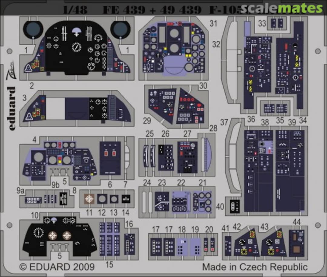 Boxart F-105G interior S.A. FE439 Eduard