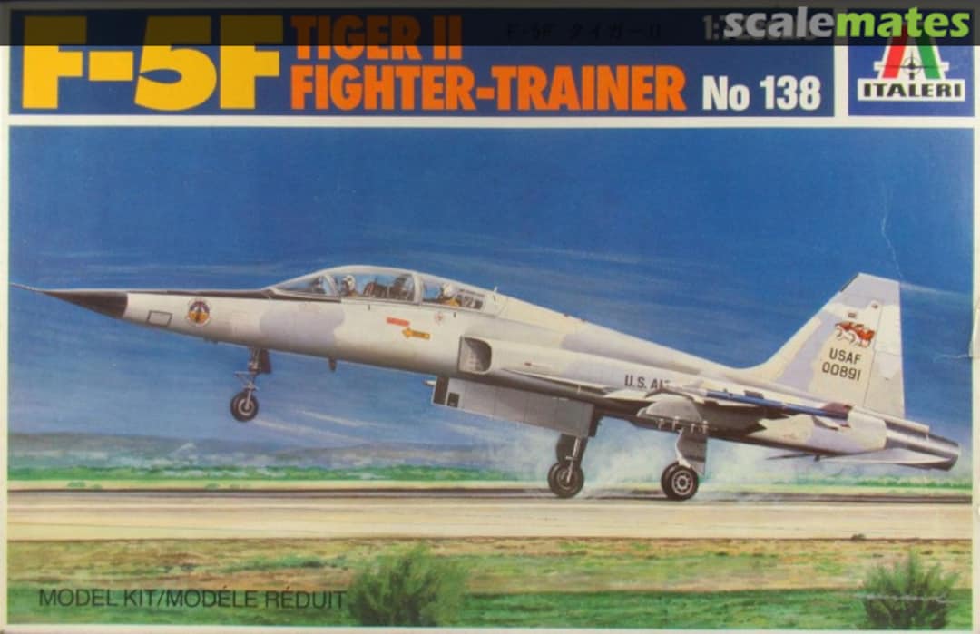 Boxart F-5F Tiger II 138 Italeri