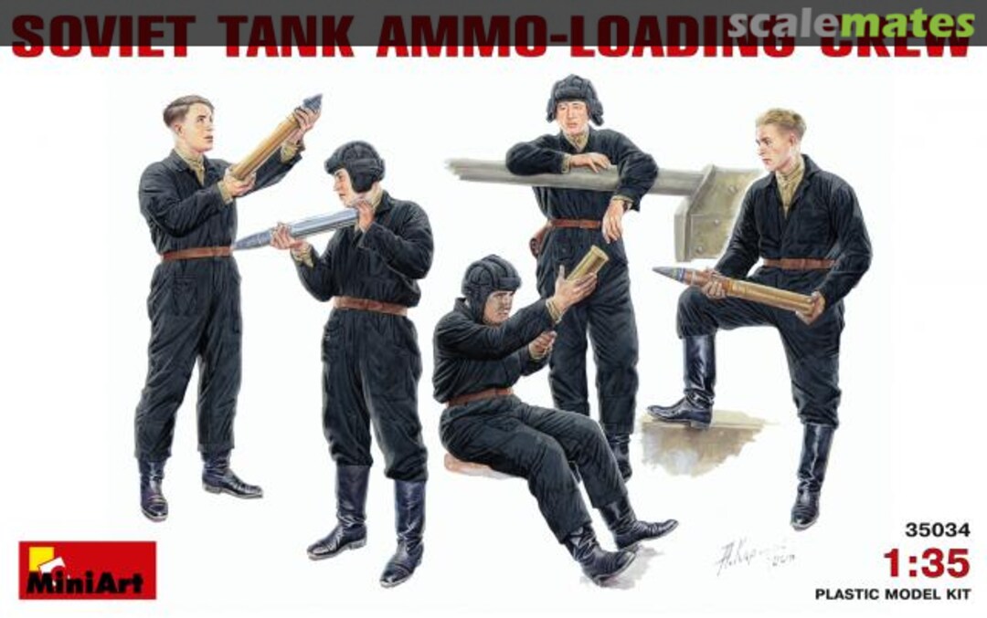 Boxart Tank Ammo-Loading Crew 35034 MiniArt