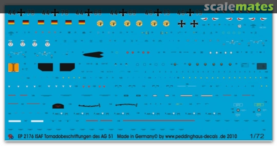 Boxart ISAF Tornado Kennungen AG 51 EP 2176 Peddinghaus-Decals