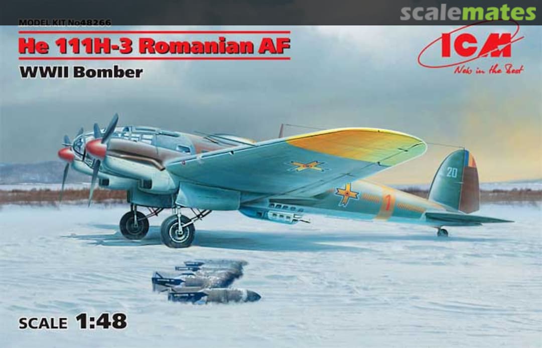 Boxart Heinkel He-111H-3 48266 ICM