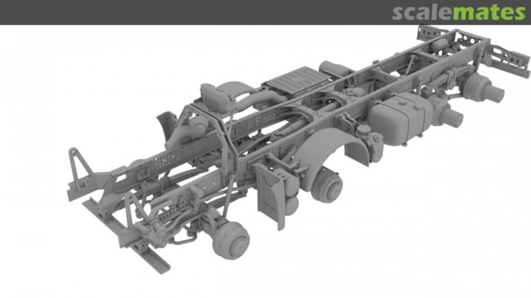 Boxart 8×8 chassis for German construction truck ANMT-80 A&N Model Trucks