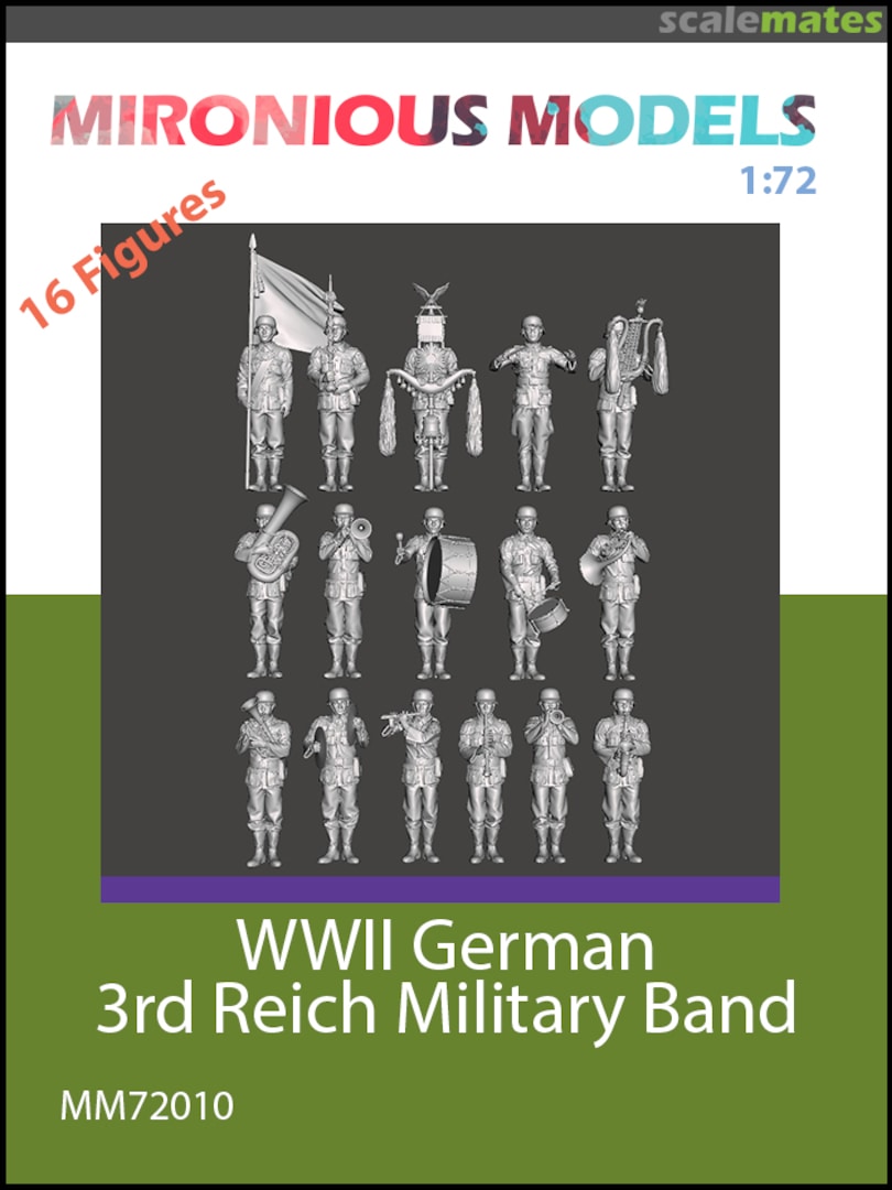 Boxart WWII German 3rd Reich Military Band MM72010 Mironious Models