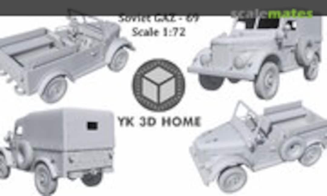 1:72 GAZ-69 (YK 3D Home )