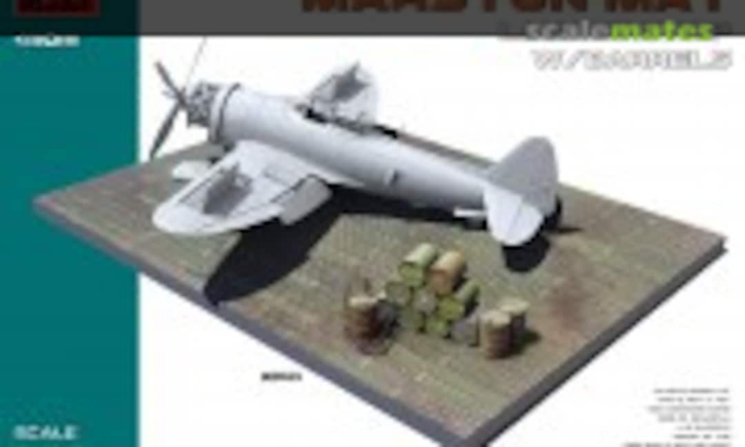 1:48 Marston Mat Landing Strip w/Barrels (MiniArt 49019)