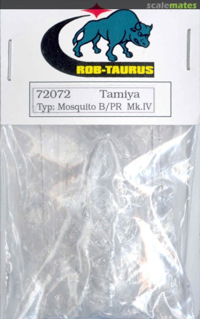 Boxart Mosquito B/PR Mk.IV Vacuform Canopy 72072 Rob-Taurus