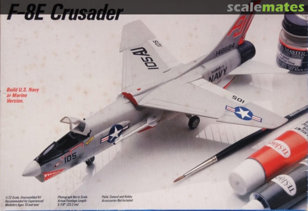 Boxart F-8E Crusader 413 Testors