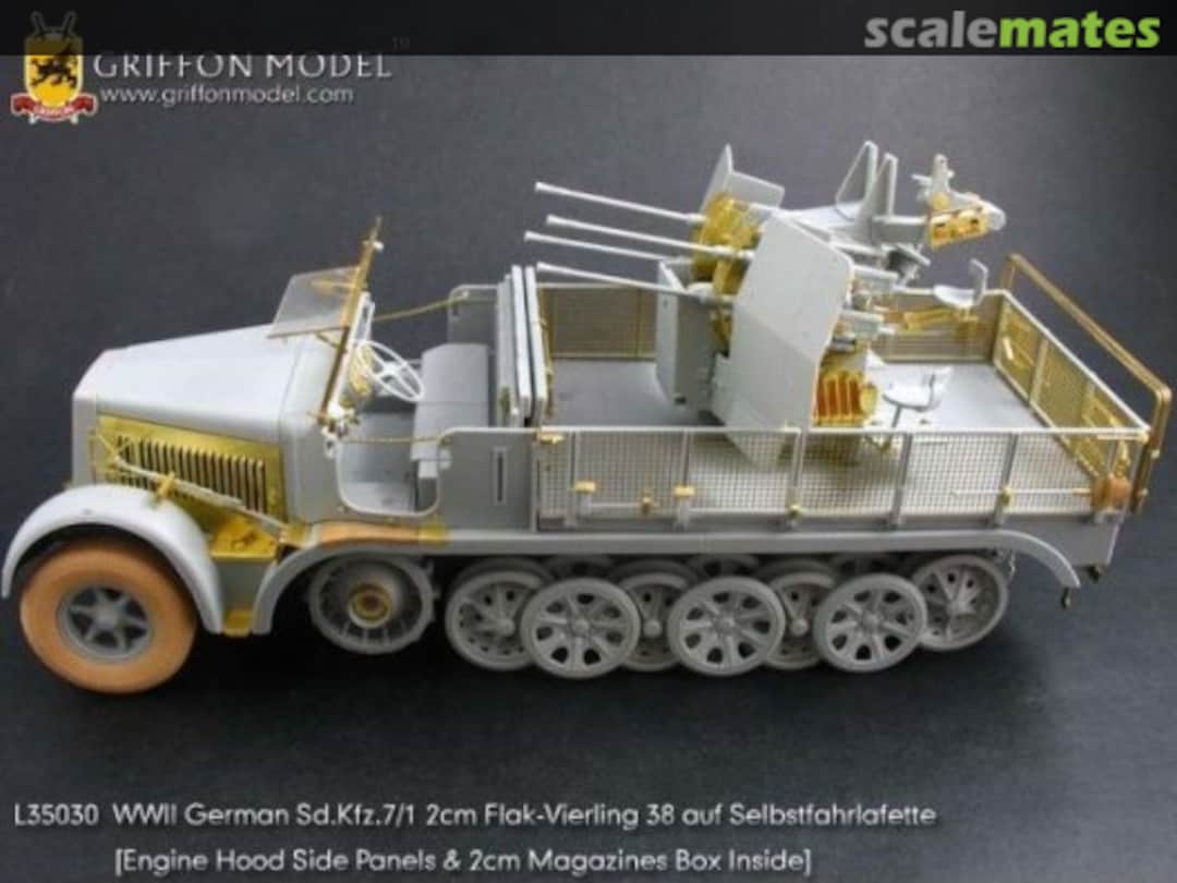 Boxart Sd.Kfz.7/1 2cm Flak-Vierling38 L35030 Griffon Model