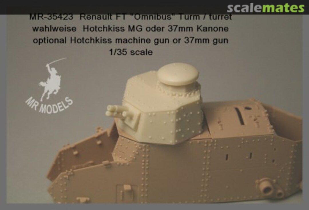 Boxart Renault FT-17 "Berliet Omnibus Turm" MR-35423 MR Modellbau