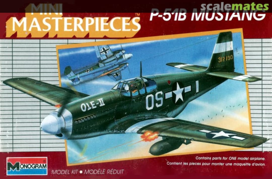 Boxart P-51B Mustang 5005 Monogram