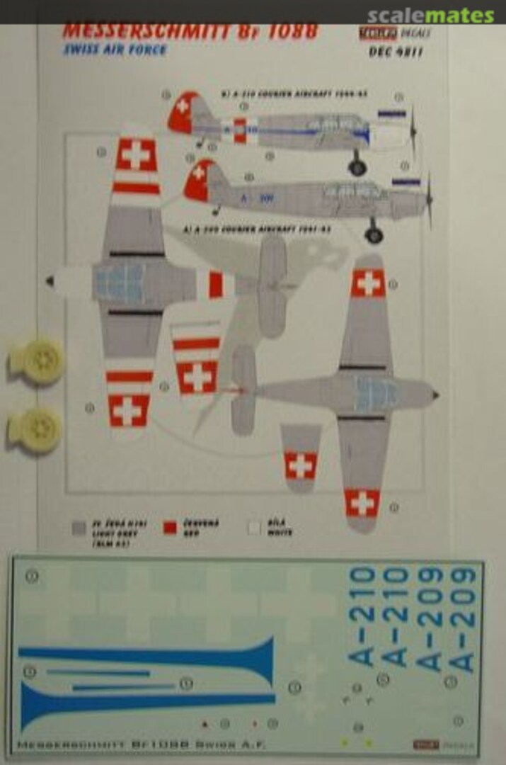 Boxart Messerschmitt Bf 108B DEC4811 Kora Models