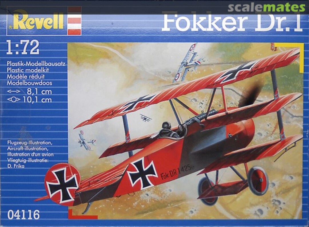 Boxart Fokker Dr.1 04116 Revell