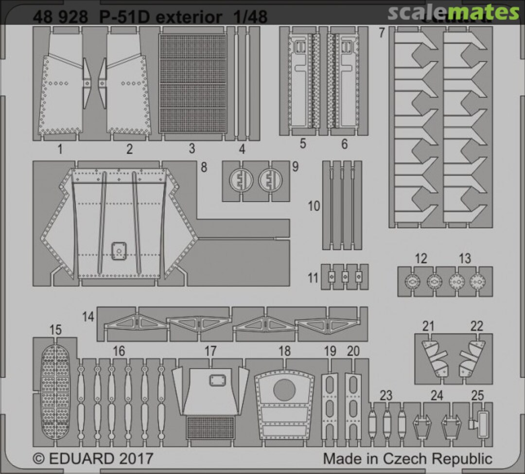 Boxart P-51D exterior 48928 Eduard