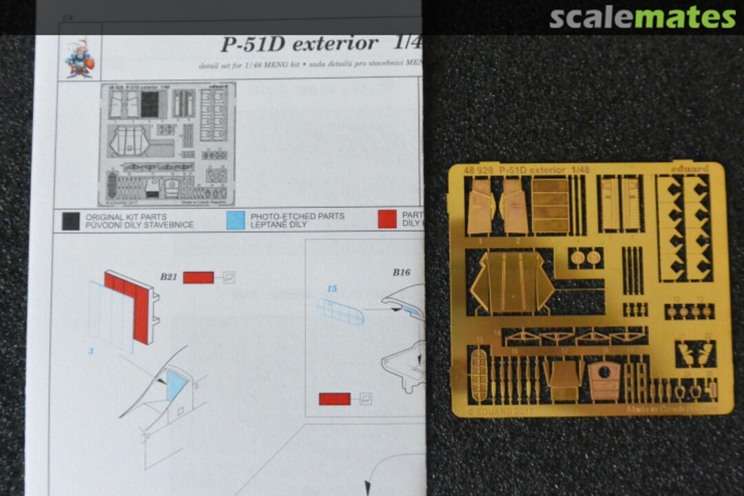 Contents P-51D exterior 48928 Eduard