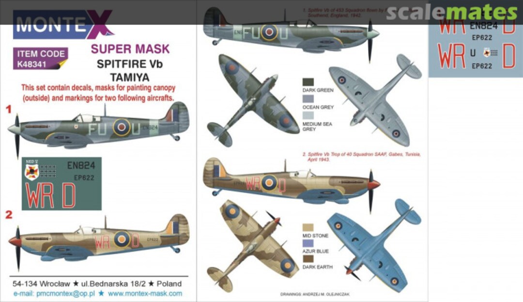 Boxart Spitfire Mk.Vb K48341 Montex