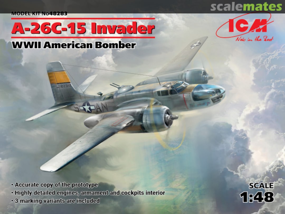 Boxart A-26С-15 Invader 48283 ICM