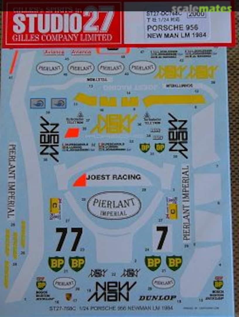 Boxart Porsche 956 NM LM ST27-DC768C Studio27