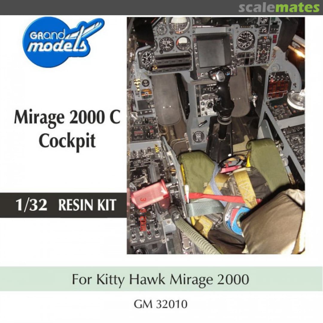 Boxart Mirage 2000C, cockpit (French version) GM 32010 Grand Models