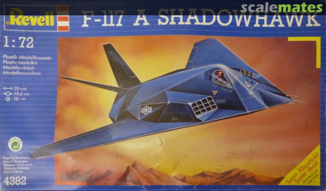 Boxart F-117 A Shadowhawk 4382 Revell