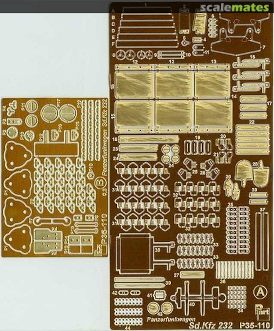 Boxart Panzerfunkwagen Sd.Kfz.232 P35-110 Part