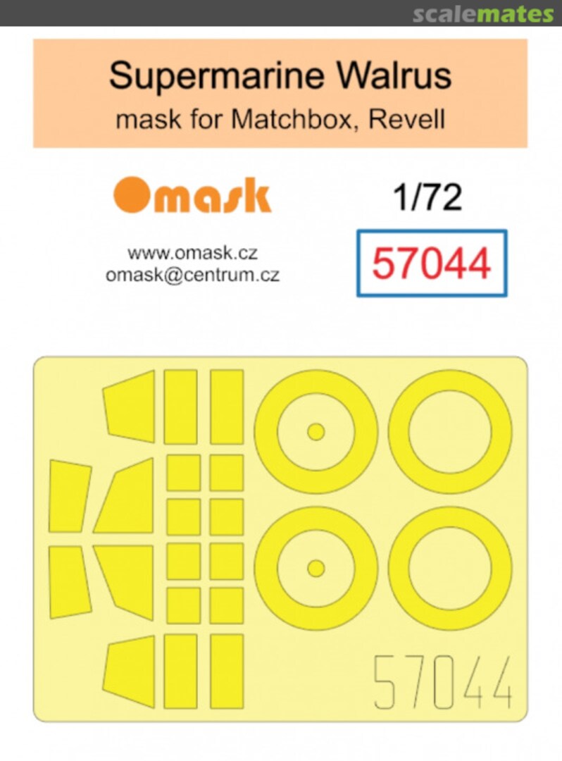 Boxart Supermarine Walrus mask 57044 Omask