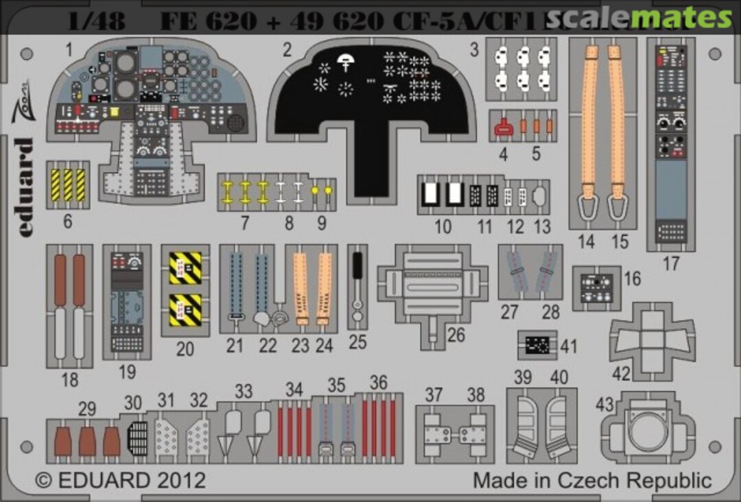 Boxart CF-5A/ CF-116 interior S. A. FE620 Eduard