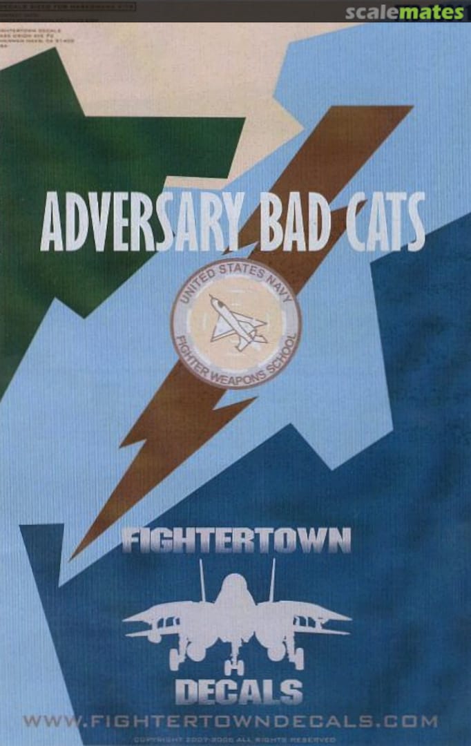 Boxart Adversary Bad Cats 48011 Fightertown Decals