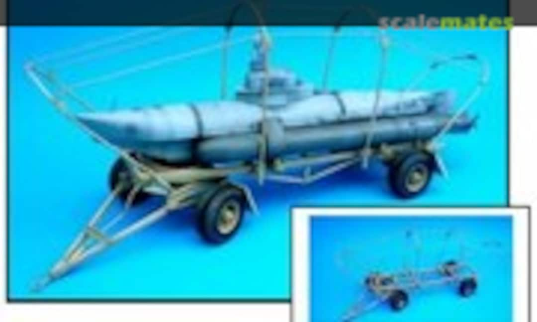 1:35 Biber submarine Transport Trailer (U-Models UM 141)