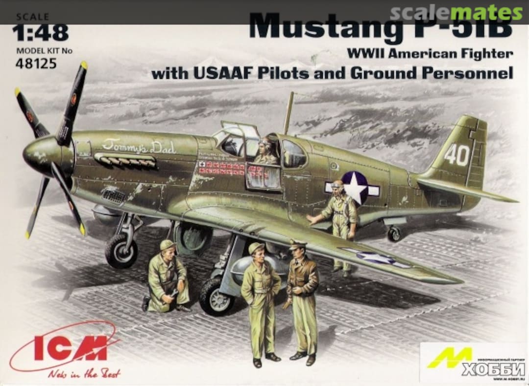 Boxart Mustang P-51B 48125 ICM