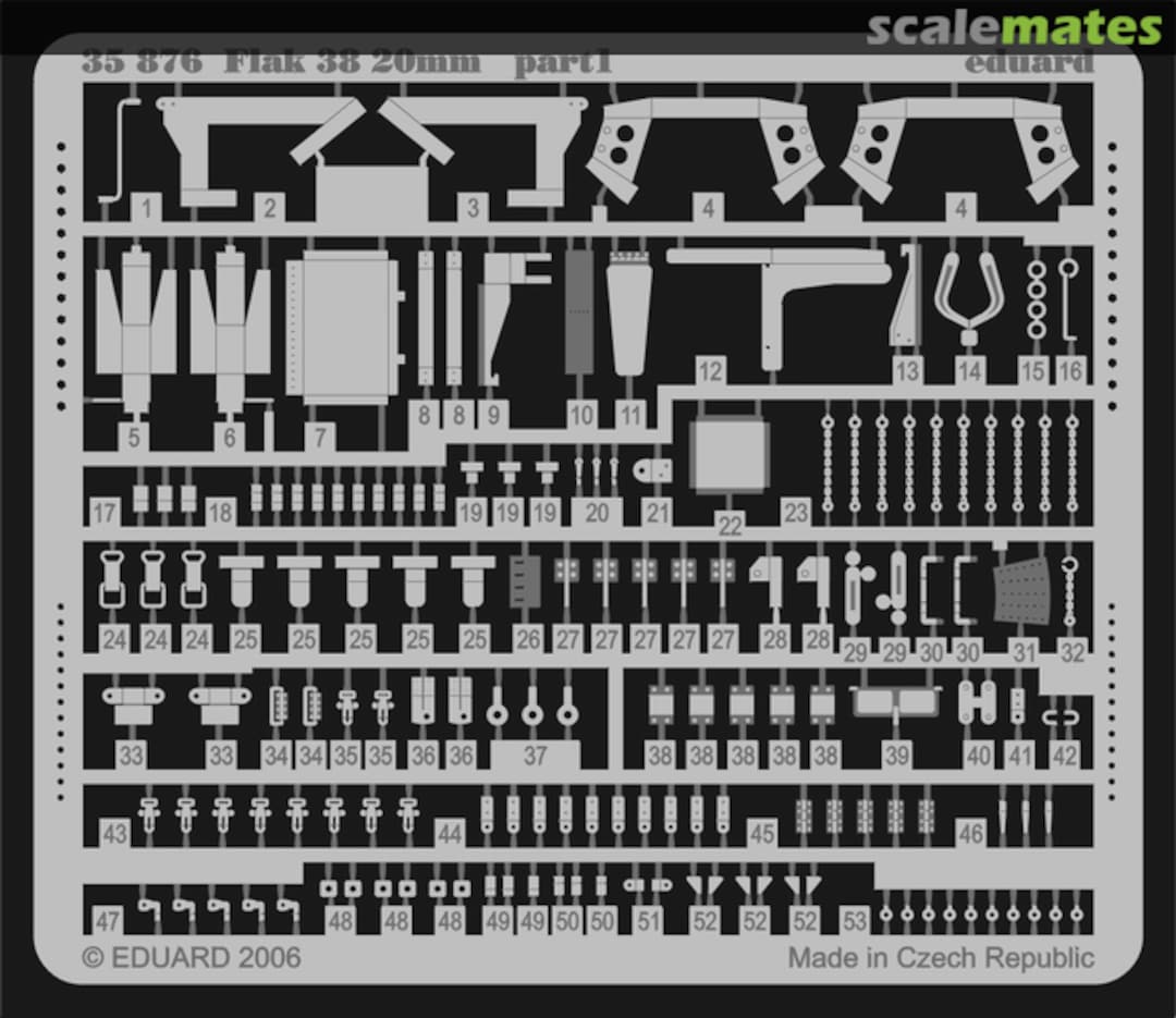 Boxart 20 mm Flak 38 35876 Eduard