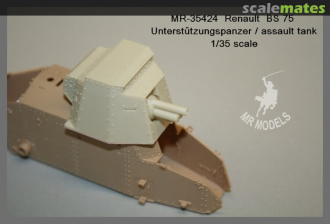 Boxart Renault FT BS 75 Unterstützungspanzer/Assault tank MR-35424 MR Modellbau