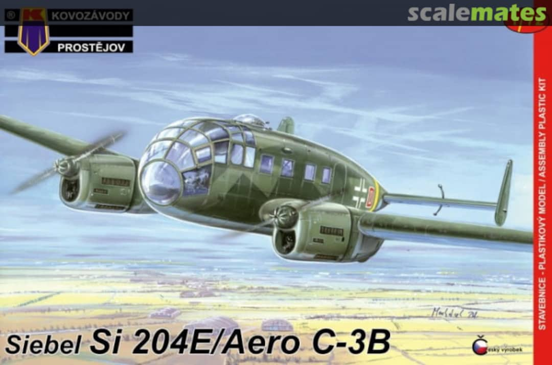 Boxart Siebel Si 204 E/Aero C-3B KPM0059 Kovozávody Prostějov