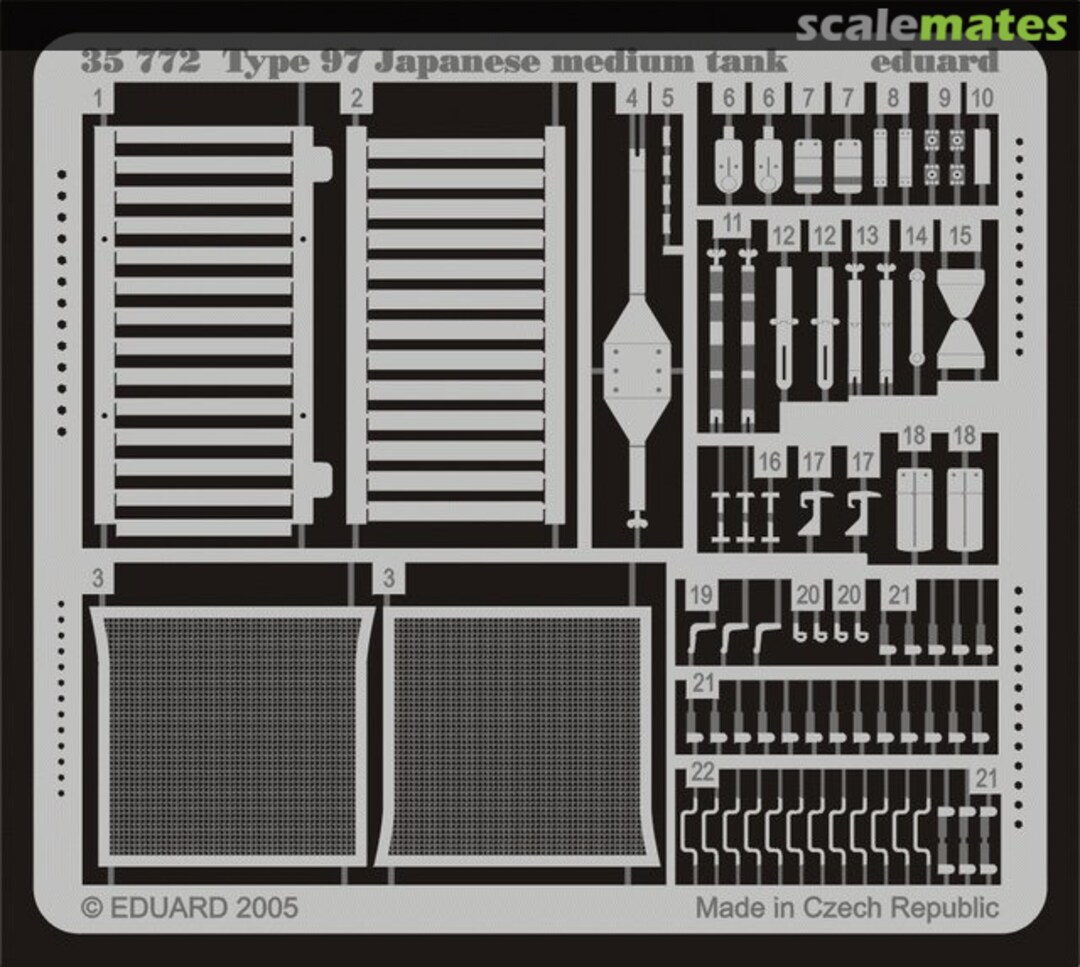 Boxart Type 97 Japanese medium tank 35772 Eduard