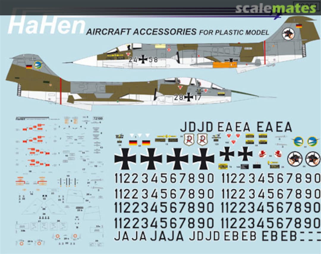 Boxart RF/TF/ F-104G 72051 HaHen