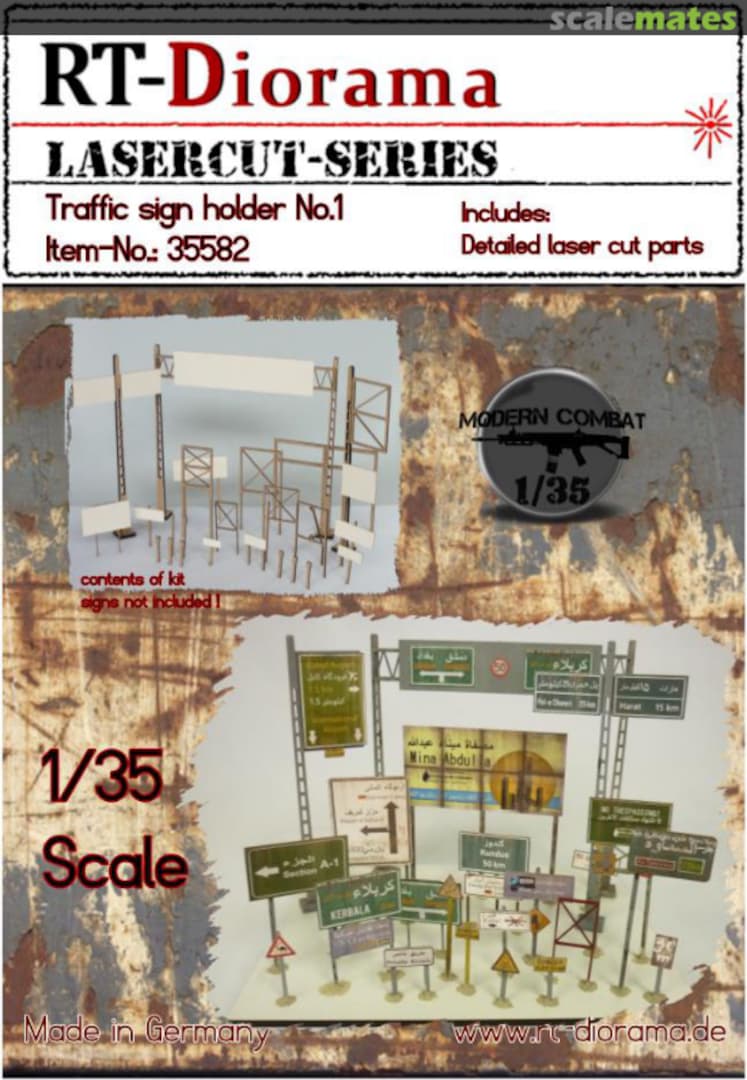 Boxart Traffic sign holder No.1 35582 RT-Diorama