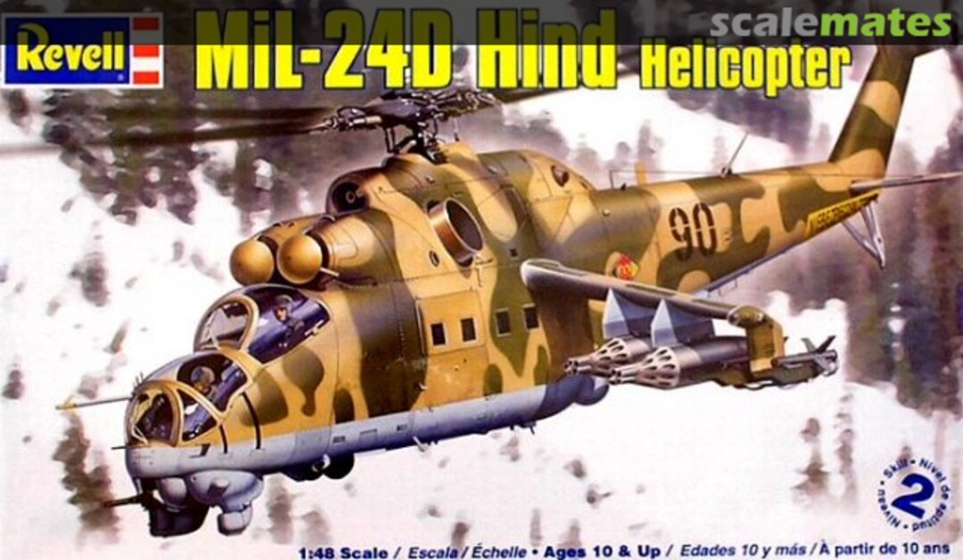 Boxart MiL-24D Hind Helicopter 85-5856 Revell