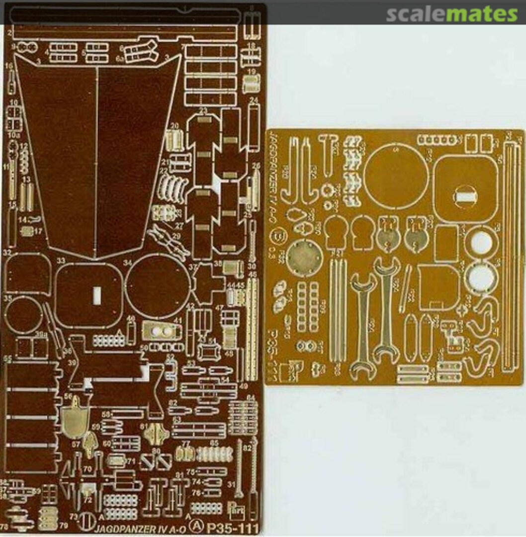 Boxart Jagdpanzer IV A-0 P35-111 Part