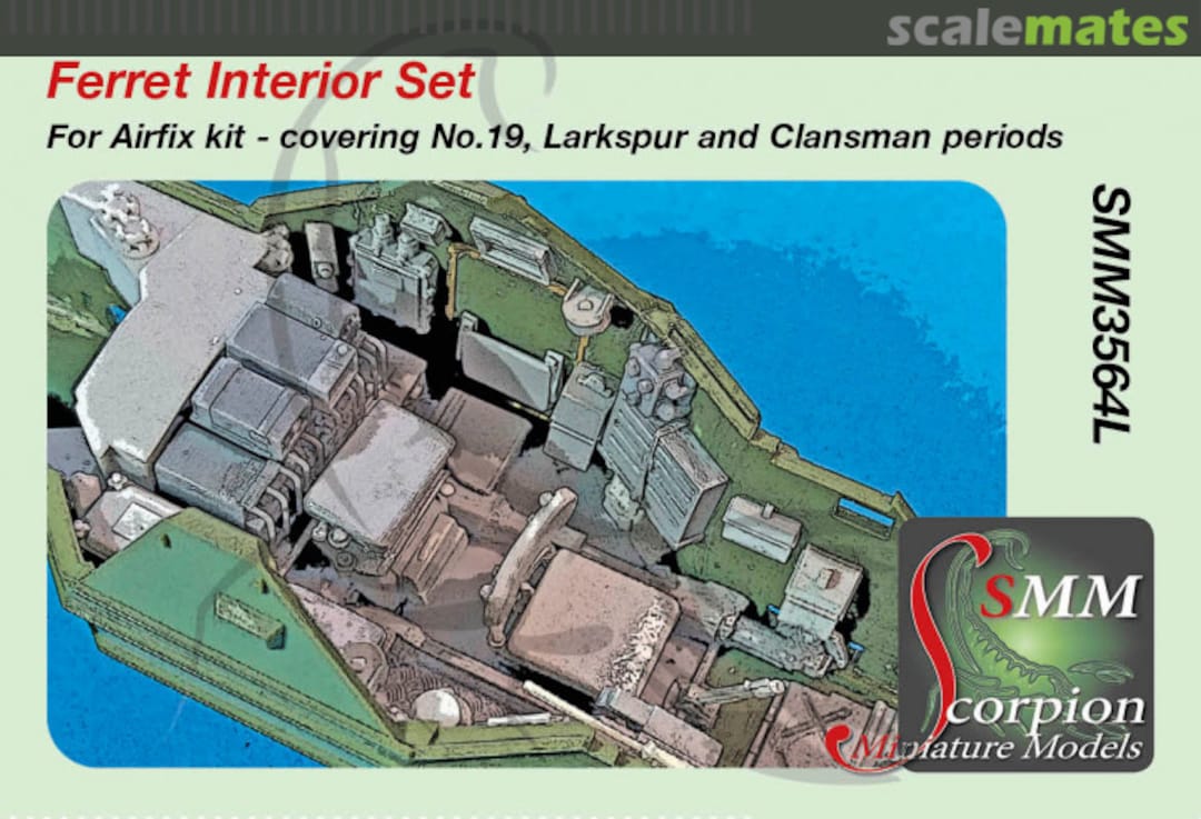 Boxart Ferret Interior Set SMM3564L Scorpion Miniature Models