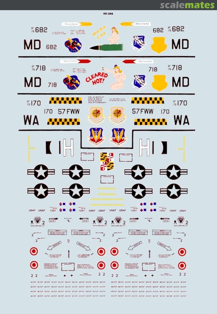 Boxart A-10A Warthogs 48-0366 Microscale