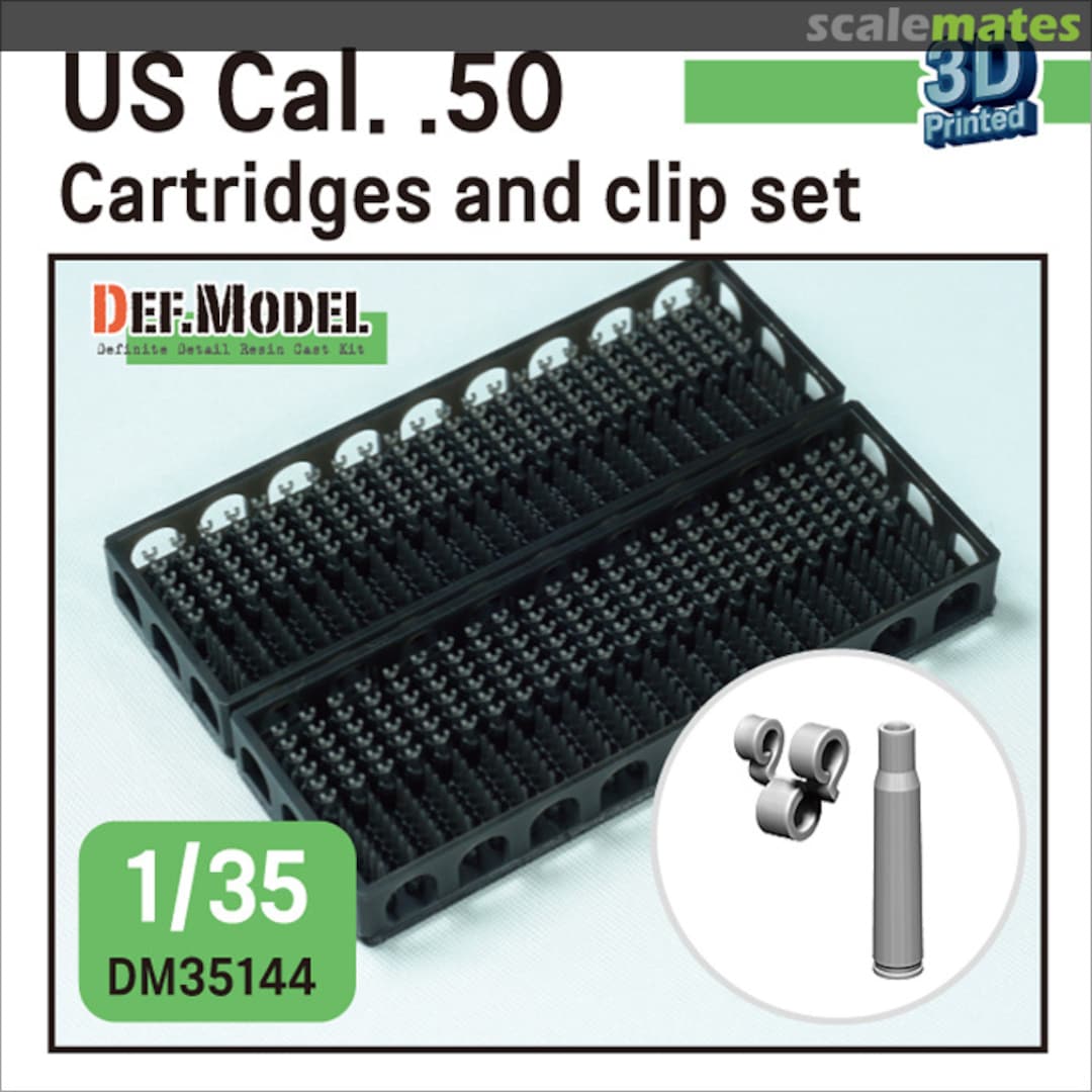 Boxart US Cal. .50 Cartridges and clip set DM35144 Def.Model