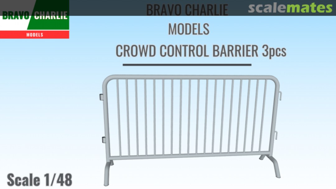 Boxart Steel Barriers 20048 Bravo Charlie Models