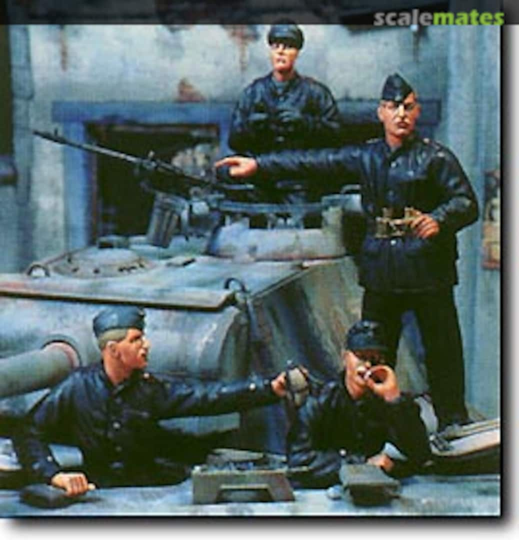 Boxart Waffen SS Panther Crew in U-Boat Leathers 35288 Warriors