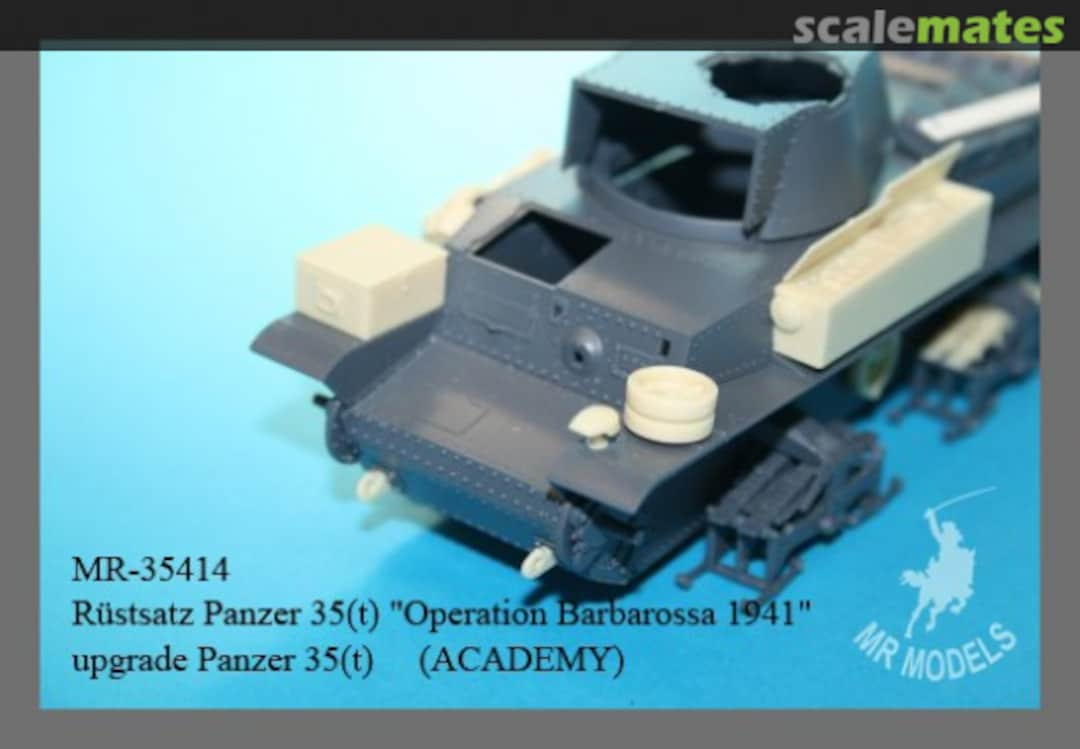 Boxart Conversion set Panzer 35(t) "Operation Barbarossa 1941" - Academy - / 1:35 MR-35414 MR Modellbau